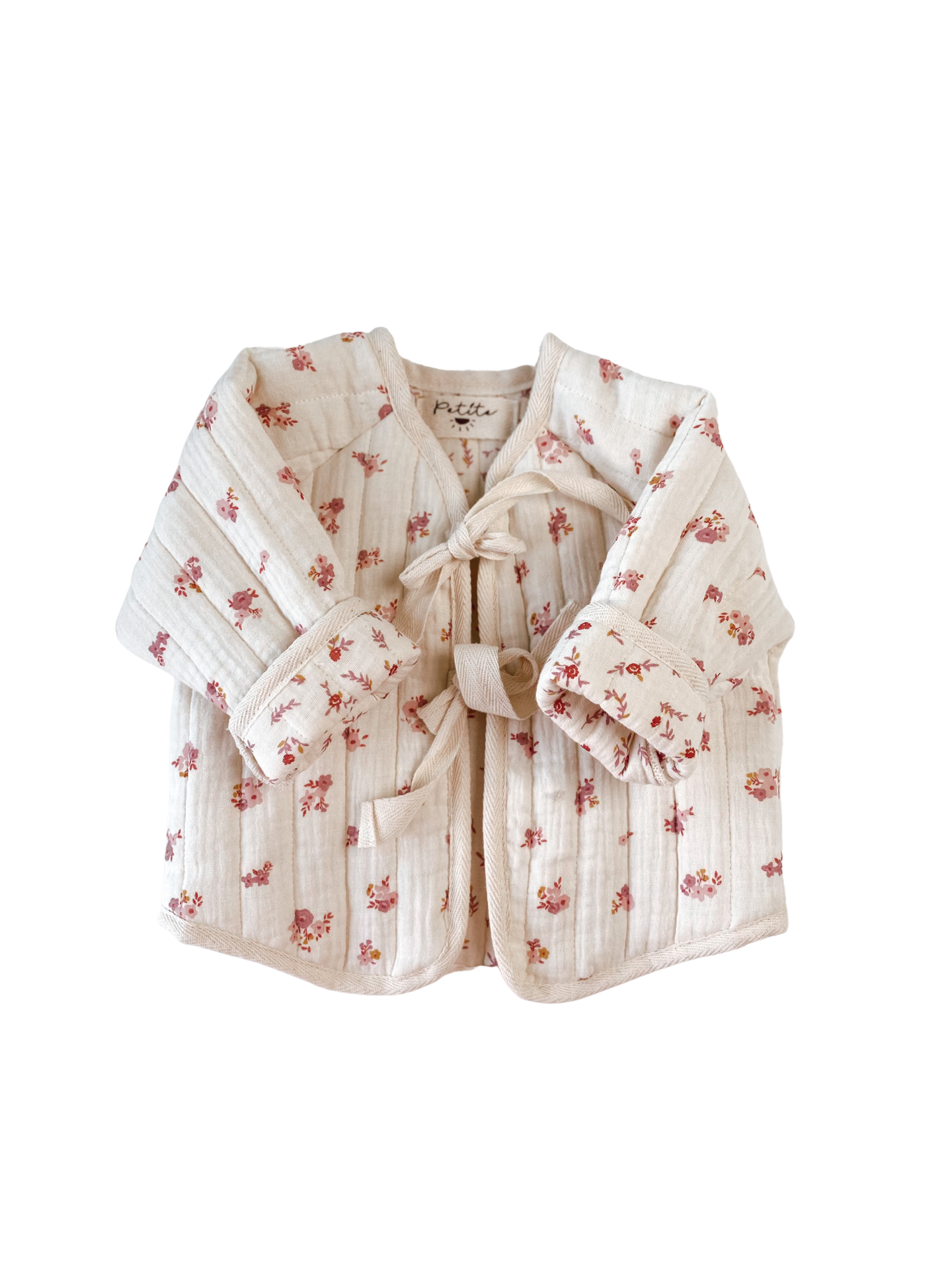 Baby & toddler quilted jacket - rose floral
